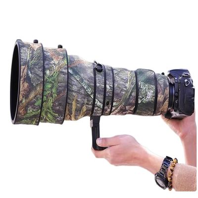 CHASING BIRDS Lens Camouflage Waterproof Coat for Nikon AF-S 400mm F2.8 G ED VR Rainproof Lens Protective Cover (Green Leaf Camouflage, with 1.4X TC (TC-14E III))