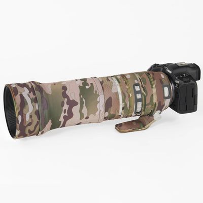 CHASING BIRDS Lens Camouflage Waterproof Coat for Canon EF 100-400mm F4.5-5.6 L is II USM Rainproof Lens Protective Cover Version IV (Desert, with Extender EF 2.0X III)