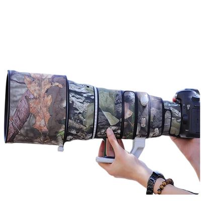 CHASING BIRDS Lens Camouflage Waterproof Coat for Canon EF 500mm F4 L is II USM Rainproof Lens Protective Cover (Pine Camouflage, with Extender EF 2.0X III)