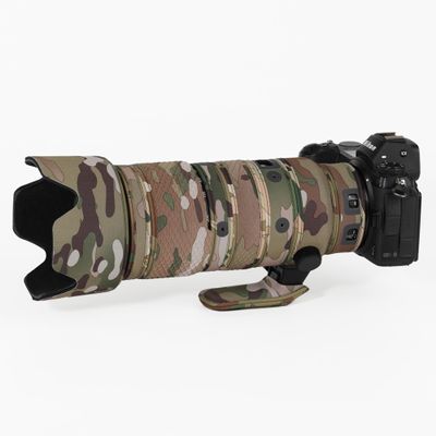 CHASING BIRDS Lens Camouflage Waterproof Coat for Nikon Z 70-200mm f/2.8 VR S Rainproof Lens Protective Cover Version IV (Desert Camouflage, with 1.4X TC)