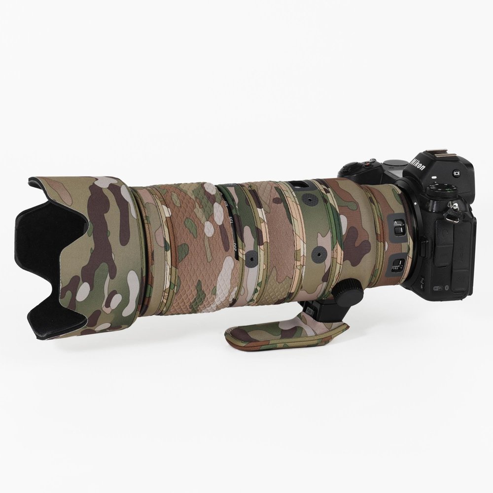 CHASING BIRDS Lens Camouflage Waterproof Coat for Nikon Z 70-200mm f/2.8 VR S Rainproof Lens Protective Cover Version IV (Desert Camouflage, with 1.4X TC)