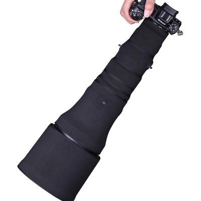 CHASING BIRDS Lens Camouflage Waterproof Coat for Nikon Z 800mm f/6.3 VR S Rainproof Lens Protective Cover Version IV (Classic Black, with 1.4X and 2.0X TC)