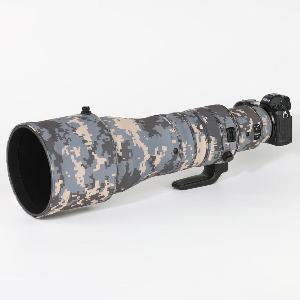 CHASING BIRDS Lens Camouflage Waterproof Coat for Nikon Z 400mm f/2.8 TC VR S Rainproof Lens Protective Cover Version IV (Digital Camouflage, with 2.0X TC)