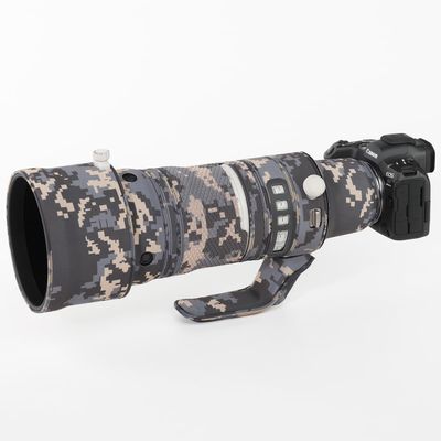 CHASING BIRDS Lens Camouflage Waterproof Coat for Canon RF 100-300mm F2.8 L is USM Rainproof Lens Protective Cover Version IV (Digital Camouflage, with Extender RF 1.4X & 2X)