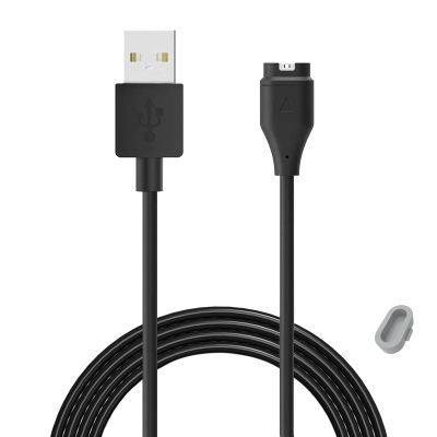Threeeggs Compatible with Garmin Instinct 3 2 2S 2X Charger, 3.3ft Charging Cable + Grey Dust Plug for Forerunner 965 955 265 255 245 165 55,Venu 3 SQ Smartwatch (1)