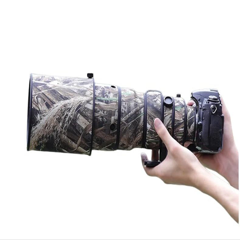 CHASING BIRDS Lens Camouflage Waterproof Coat for Nikon AF-S 300mm F2.8 D II ED Rainproof Lens Protective Cover (Reed Camouflage, with 2.0X TC (TC-20E III))