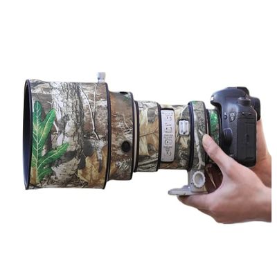 CHASING BIRDS Lens Camouflage Waterproof Coat for Canon EF 400mm F4 DO is USM Rainproof Lens Protective Cover (Yellow Tree Camouflage)