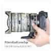 CHASING BIRDS Lens Camouflage Waterproof Coat for Canon RF 24-105mm F2.8 L is USM Z Rainproof Lens Protective Cover (Withered Leaf Camouflage, with Extender RF 1.4X) view 2