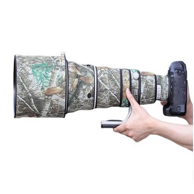 CHASING BIRDS Lens Camouflage Waterproof Coat for Canon EF 600mm F4 L is II USM Rainproof Lens Protective Cover (Yellow Tree Camouflage, with Extender EF 1.4X III)