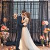 10x8ft Black Tulle Backdrop Curtain with Lights String for Parites, Sheer Photo Backdrop Curtains for Wedding Baby Shower Birthday Party Photo Shoot Decorations view 2