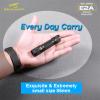 SKILHUNT E2A Mini EDC Pocket Keychain Flashlight, Super Bright, Waterproof Torch for Camping, Hiking, Emergency (Orange, Cool White BL-110C) view 2