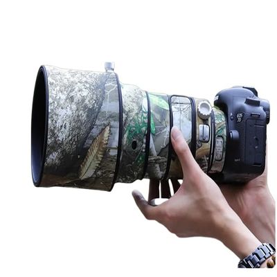 CHASING BIRDS Lens Camouflage Waterproof Coat for Canon EF 200mm F2 L is USM Rainproof Lens Protective Cover (Yellow Tree Camouflage)