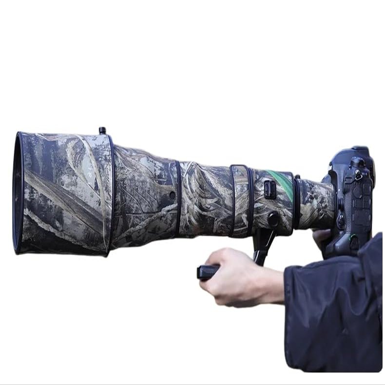 CHASING BIRDS Lens Camouflage Waterproof Coat for Nikon AF-S 800mm F5.6 E FL ED VR Rainproof Lens Protective Cover (Reed Camouflage)