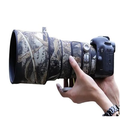 CHASING BIRDS Lens Camouflage Waterproof Coat for Canon EF 200mm F2 L is USM Rainproof Lens Protective Cover (Reed Camouflage, with Extender EF 2.0X II)