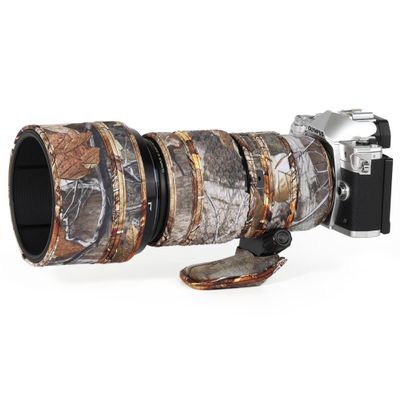 CHASING BIRDS Lens Camouflage Waterproof Coat for Olympus 40-150mm F2.8 PRO Rainproof Lens Protective Cover Version IV (Forest Camouflage, with 1.4X TC (MC-14))