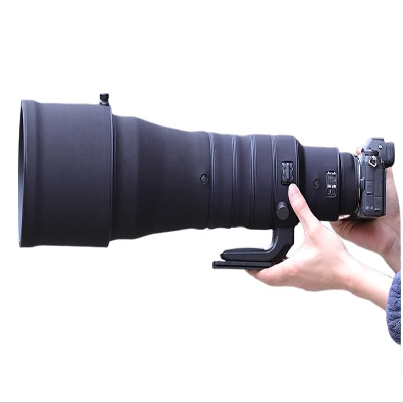 CHASING BIRDS Lens Camouflage Waterproof Coat for Nikon AF-S 400mm F2.8 E FL ED VR Rainproof Lens Protective Cover Version IV (Classic Black, with 2.0X TC (TC-20E II))