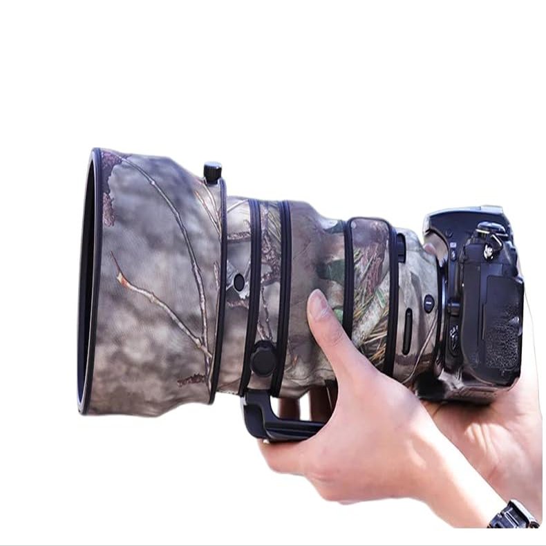 CHASING BIRDS Lens Camouflage Waterproof Coat for Nikon AF-S 200mm f/2G ED VR II Rainproof Lens Protective Cover (Pine Camouflage)