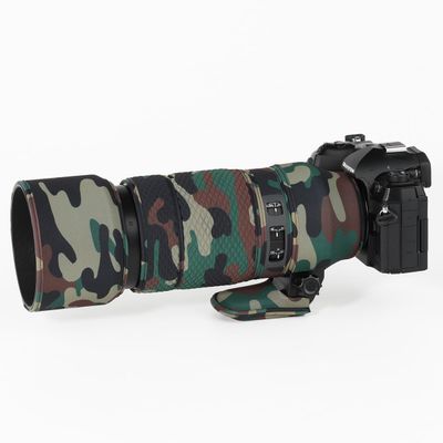CHASING BIRDS Lens Camouflage Waterproof Coat for Olympus 40-150mm F2.8 PRO Rainproof Lens Protective Cover Version IV (Military Green Camouflage, with 1.4X and 2.0X TC)