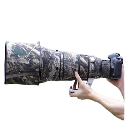 CHASING BIRDS Lens Camouflage Waterproof Coat for Canon EF 600mm F4 L is III USM Rainproof Lens Protective Cover (Reed Camouflage)