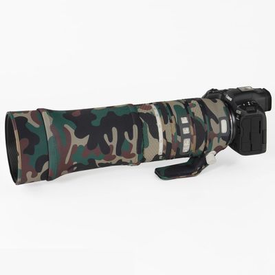 CHASING BIRDS Lens Camouflage Waterproof Coat for Canon EF 100-400mm F4.5-5.6 L is II USM Rainproof Lens Protective Cover Version IV (Military Green Camouflage, with Extender EF 1.4X II)