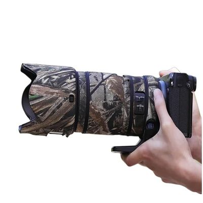 CHASING BIRDS Lens Camouflage Waterproof Coat for FUJIFILM GF 100-200mm F5.6 R LM OIS WR Rainproof Lens Protective Cover (Reed Camouflage)