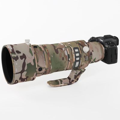 CHASING BIRDS Lens Camouflage Waterproof Coat for Canon RF 100-300mm F2.8 L is USM Rainproof Lens Protective Cover Version IV (Desert, with Extender RF 1.4X)