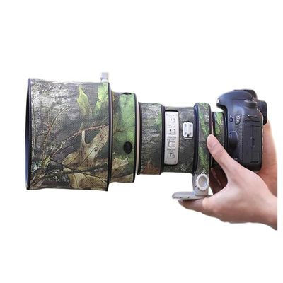 CHASING BIRDS Lens Camouflage Waterproof Coat for Canon EF 400mm F4 DO is USM Rainproof Lens Protective Cover (Green Leaf Camouflage, with Extender EF 1.4X III)