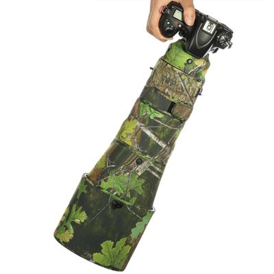 CHASING BIRDS Lens Camouflage Waterproof Coat for Nikon AF-S 400mm F2.8 E FL ED VR Rainproof Lens Protective Cover Version IV (Green Leaf Camouflage)