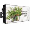 FALABON88 Outdoor TV Cover 55 Inch, Weatherproof Waterproof Spring Leaf Vase Outside TV Covers with Zipper Flap, Watercolor Art 600D TV Enclosure Protector for Outside Flat Screen TV view 1