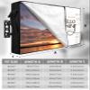 FALABON88 Outdoor TV Cover 55 Inch, Weatherproof Waterproof Spring Leaf Vase Outside TV Covers with Zipper Flap, Watercolor Art 600D TV Enclosure Protector for Outside Flat Screen TV view 2