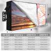 FALABON88 Outdoor TV Cover 55 Inch, Weatherproof Waterproof Coral Starfish Outside TV Covers with Zipper Flap, Summer Ocean 600D TV Enclosure Protector for Outside Flat Screen TV view 2