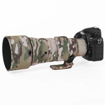 CHASING BIRDS Lens Camouflage Waterproof Coat for Nikon AF-S 500mm f/5.6E PF ED VR Rainproof Lens Protective Cover Version IV (Desert Camouflage, with 2.0X TC (TC-20E II))