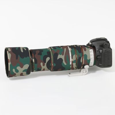 CHASING BIRDS Lens Camouflage Waterproof Coat for FUJIFILM XF 100-400mm F4.5-5.6 R LM OIS WR Rainproof Lens Protective Cover Version III (Military Green Camouflage)