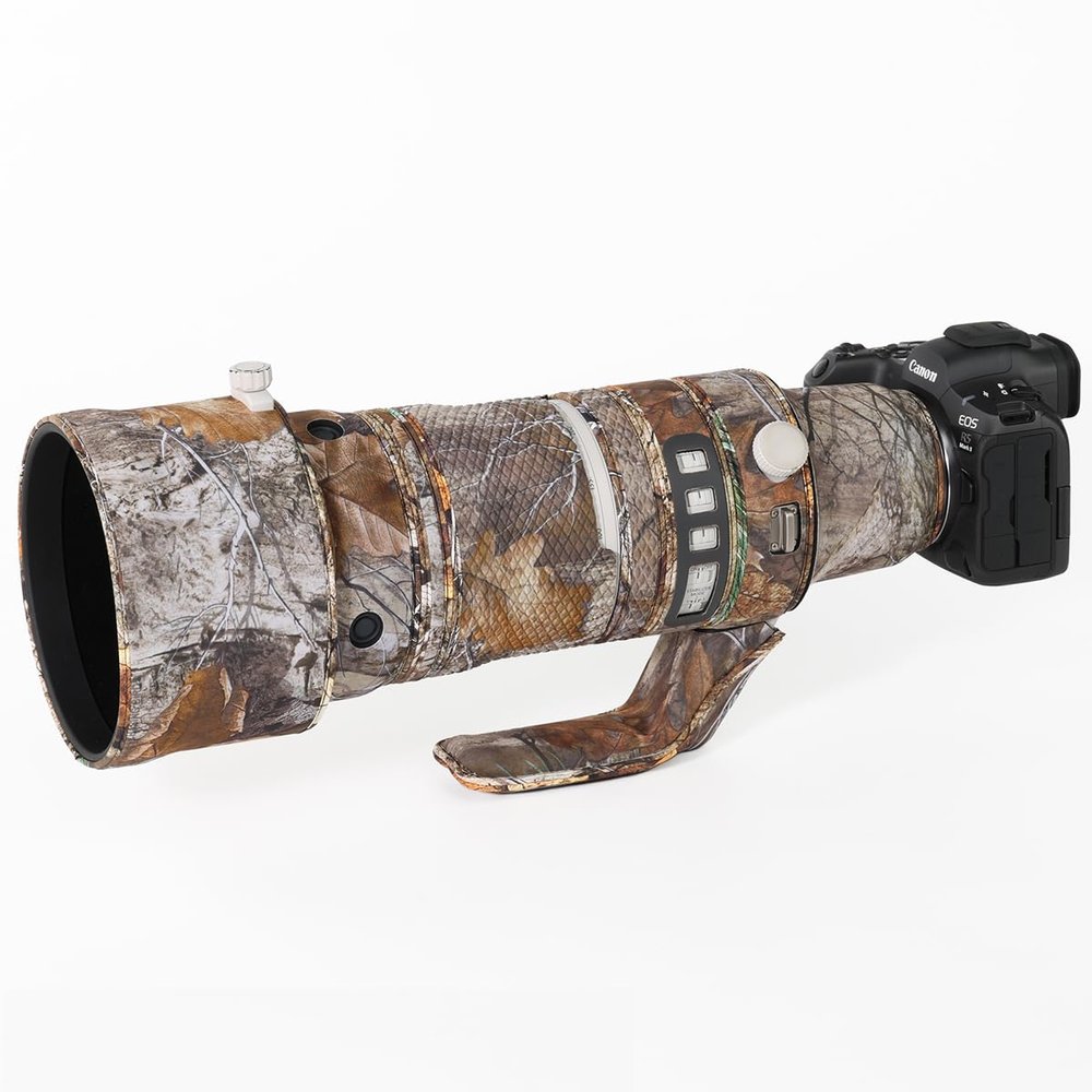 CHASING BIRDS Lens Camouflage Waterproof Coat for Canon RF 100-300mm F2.8 L is USM Rainproof Lens Protective Cover Version IV (Forest Camouflage)