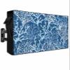 FALABON88 Outdoor TV Cover 55 Inch, Weatherproof Waterproof Ocean Beach Coral Outside TV Covers with Zipper Flap, Navy Blue 600D TV Enclosure Protector for Outside Flat Screen TV view 1