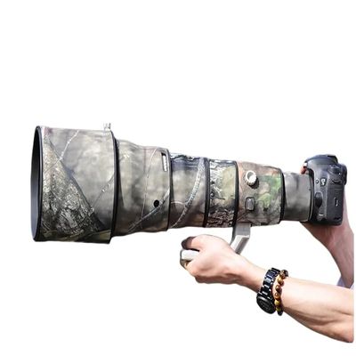 CHASING BIRDS Lens Camouflage Waterproof Coat for Canon EF 800mm F5.6 L is USM Rainproof Lens Protective Cover (Pine Camouflage, with Extender EF 1.4X III)