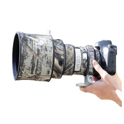 CHASING BIRDS Lens Camouflage Waterproof Coat for Canon EF 400mm F4 DO is USM Rainproof Lens Protective Cover (Reed Camouflage, with Extender EF 2.0X II)
