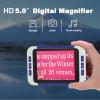 Handheld Digital Video Magnifier, 2-32X Magnification TV Connection Electronic Video Magnifier Clear Screen for Far Near Vision for Seniors (UK Plug) view 2