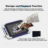 Handheld Digital Video Magnifier, 2-32X Magnification TV Connection Electronic Video Magnifier Clear Screen for Far Near Vision for Seniors (UK Plug) view 3