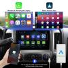 2+32G Android 12 Double Din Car Stereo for Chevrolet Silverado/GMC Sierra 2014-2018 with 10.1 Inch Touchscreen Radio Built-in Bluetooth5.4/WiFi6/Wireless Carplay/Android Auto/GPS/FM/AUX/Backup Camera view 3