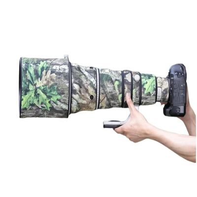 CHASING BIRDS Lens Camouflage Waterproof Coat for Canon EF 600mm F4 L is II USM Rainproof Lens Protective Cover (Green Leaf Camouflage, with Extender EF 1.4X II)
