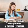 TJZXGUI Bulk Headphones for Classroom Students 30 Pack Class Set Headphones for School Students Library Teen and Adult 3.5mm Jack (Black) view 4