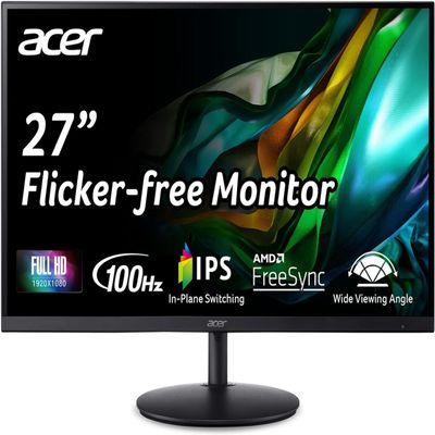 acer SH2 27-inch IPS Gaming Monitor 100Hz 1920x1080 Full HD 1ms Response Time (Renewed)