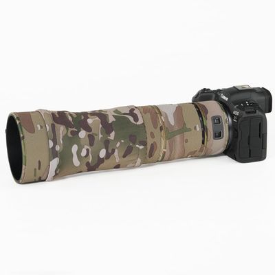 CHASING BIRDS Lens Camouflage Waterproof Coat for Canon RF 100-400mm F5.6-8 is USM Rainproof Lens Protective Cover Version IV (Desert Camouflage, with Extender RF 2X)