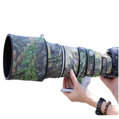 CHASING BIRDS Lens Camouflage Waterproof Coat for Canon EF 500mm F4 L is II USM Rainproof Lens Protective Cover (Green Leaf Camouflage, with Extender EF 2.0X III)