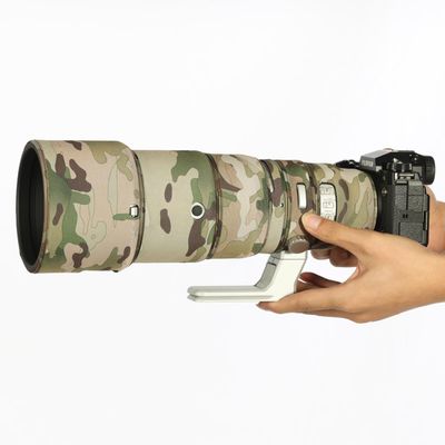 CHASING BIRDS Lens Camouflage Waterproof Coat for FUJIFILM XF 200mm F2 R LM OIS WR Rainproof Lens Protective Cover Version III (Desert, with 1.4X TC)