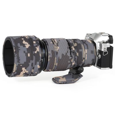 CHASING BIRDS Lens Camouflage Waterproof Coat for Olympus 40-150mm F2.8 PRO Rainproof Lens Protective Cover Version IV (Digital Camouflage, with 2.0X TC (MC-20))