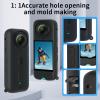 Silicone Protective Cover Case Compatible for Insta360 X4 Action Camera Accessories Protector Skin Sleeve All-Round Cover view 4