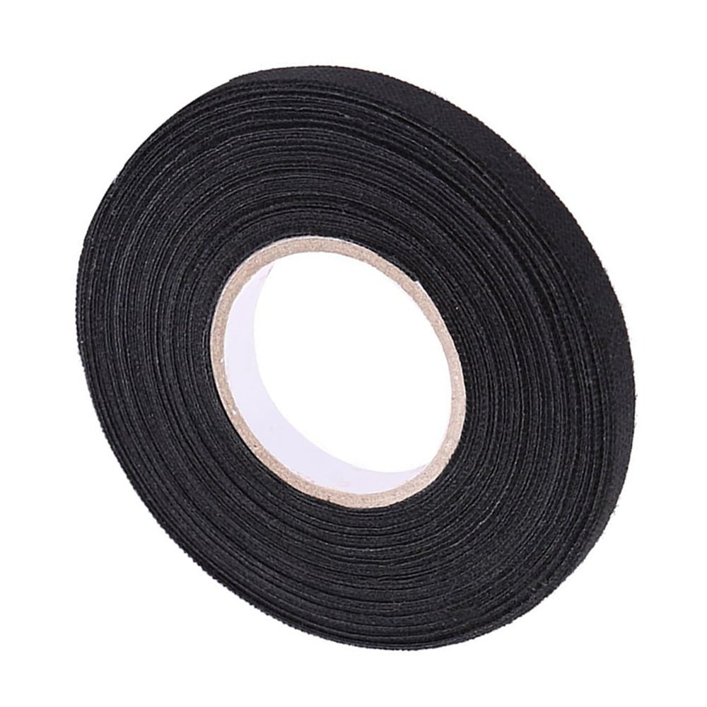 AOWINHIT Car Self Adhesive Anti Squeak Rattle Felt Automotive Wiring Harness Tape Insulation (9mm*15m)