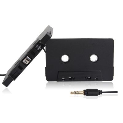Car Audio Cassette Adapter Receiver, 3.5mm Universal Audio Cable Tape Adapter, Four Channel Cassette to Aux Adapter Tape Player for Listening to Mobile Music and Car Voice